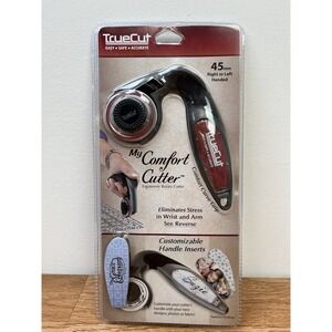 TrueCut Comfort Rotary Cutter 45mm Right or Left Handed Customizable Handle NEW